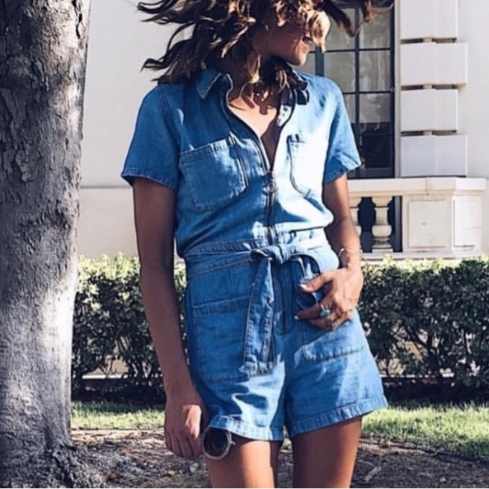 Madewell Denim Romper - Small